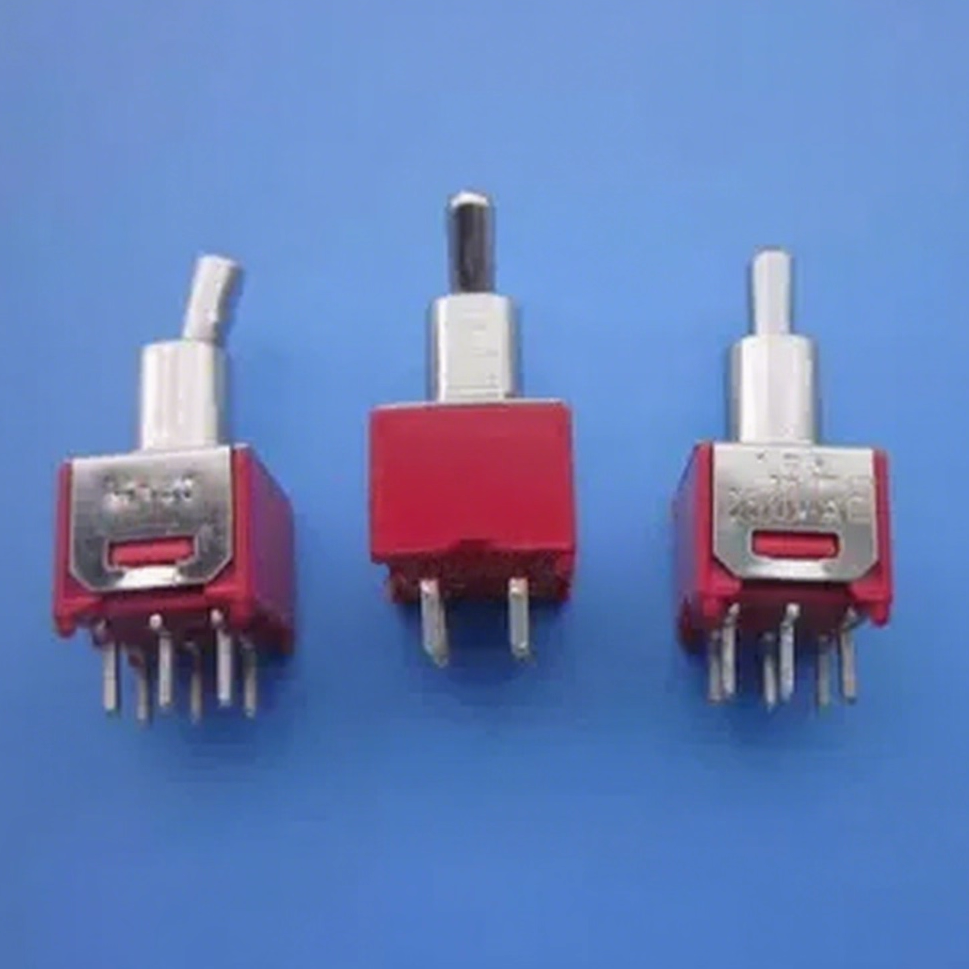 MHAO钮子开关6脚2档超小型摇柄