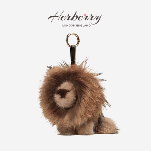 英国HERBERRY可爱毛绒狮子挂件
