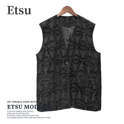 百搭马甲2024新款上衣时髦V领