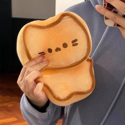 可爱黄油饼干猫咪玩偶虎皮猫卷公仔毛绒玩具娃娃女生抱枕生日礼物