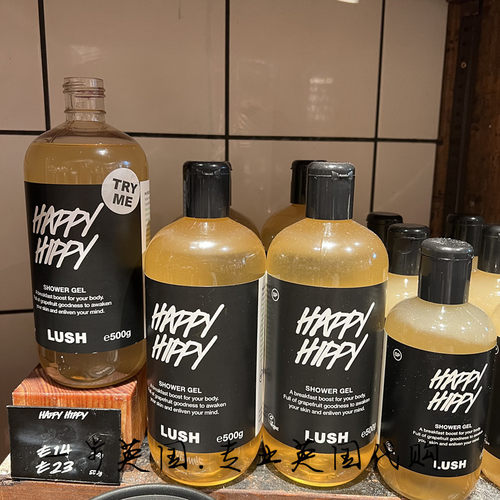 英国LUSH专柜加州西柚沐浴露