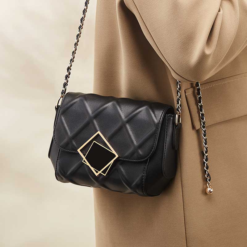 2023款真皮金球小方包单肩斜挎包