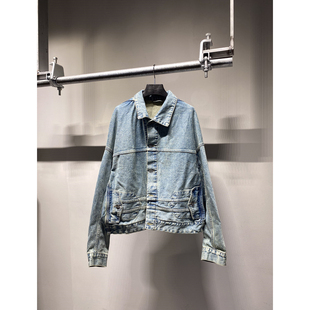 宽松休闲百搭夹克上衣 牛仔外套男女同款 天花板 25新款