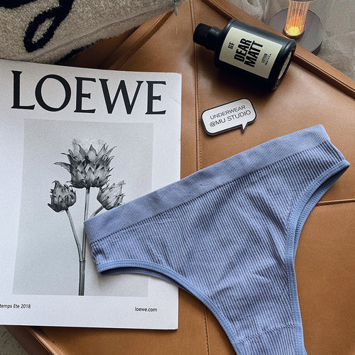 舒适外贸罗纹棉运动透气欧美内裤