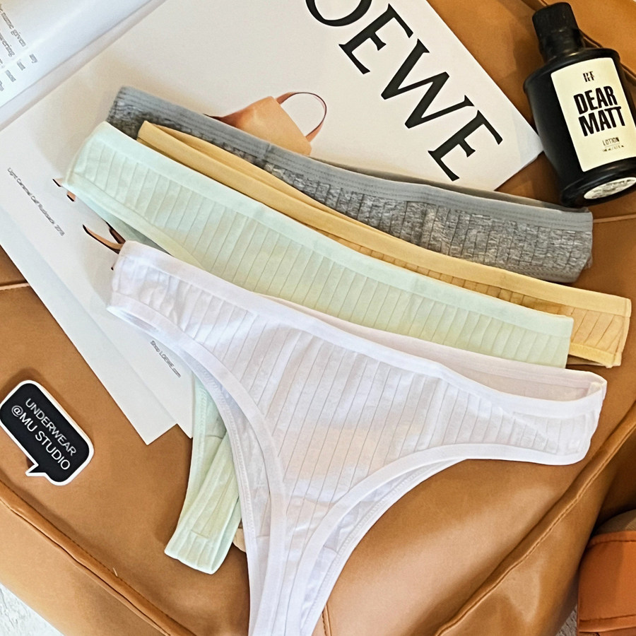 显腿长高开叉纯棉丁字裤舒适健身无痕运动隐形性感纯欲大码女T裤,女士内衣/男士内衣/家居服,女丁字裤,淘宝优惠券,粉丝福利购,淘宝优惠卷