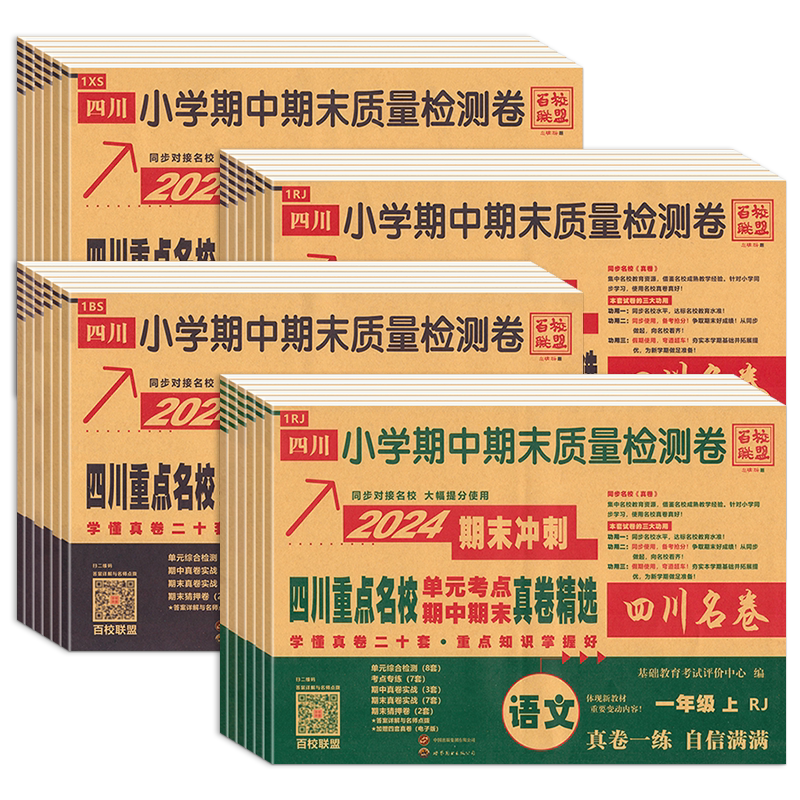 四川重点小学期中期末真题卷精选