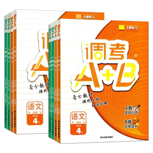 2025秋成都市小学调考a+b四五六456年级上下册调考a加b真题试卷语文数学部编人教北师版专题真题圈习册试卷A卷专项训练B卷强化提升