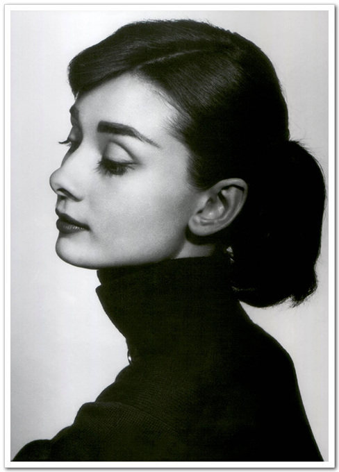 奥黛丽赫本 电影明星海报 肖像剧照 装饰画 黑白经典怀旧