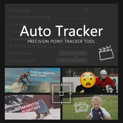 Final Cut Pro X 自动跟踪插件 FCPX Auto-Tracker