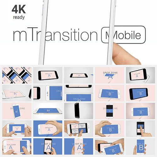 50种手机屏幕画面切换转场FCPX插件 mTransition Mobile