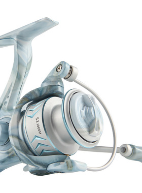 皓顿微物路亚纺车轮5.2:1速比涂鸦远投渔轮海竿鱼轮 2024新款