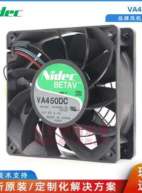VA450DC V34809-35 Nidec 直流风机 12VDC 3.3A 12038
