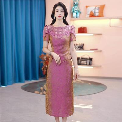 连衣裙2025新款今年流行爆款夏套装裙两件套时尚优雅减龄洋气套装