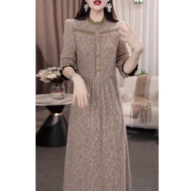 连衣裙2025新款今年流行爆款秋套装裙两件套时尚优雅减龄洋气套装