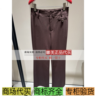 EP/雅莹女装2025秋冬新款专柜正品国内代购 裤子 EGKIA6443BK