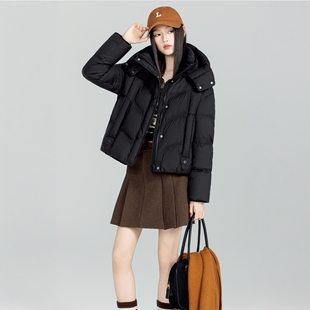 2025新款女短款活帽宽松面包服羽绒服翻新定做改款非半九成品衣壳