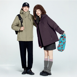 2025新款脱卸情侣连帽派克羽绒服旧翻新改造定做非九半成品外壳