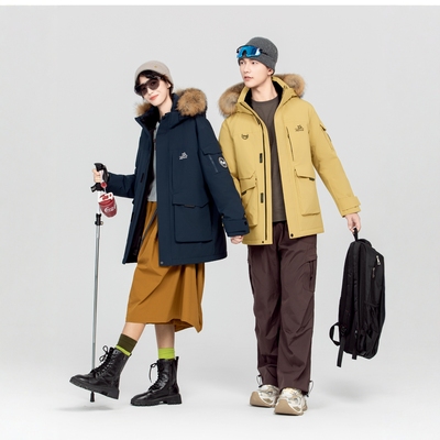 男女极寒户外脱卸羽绒服翻新改造