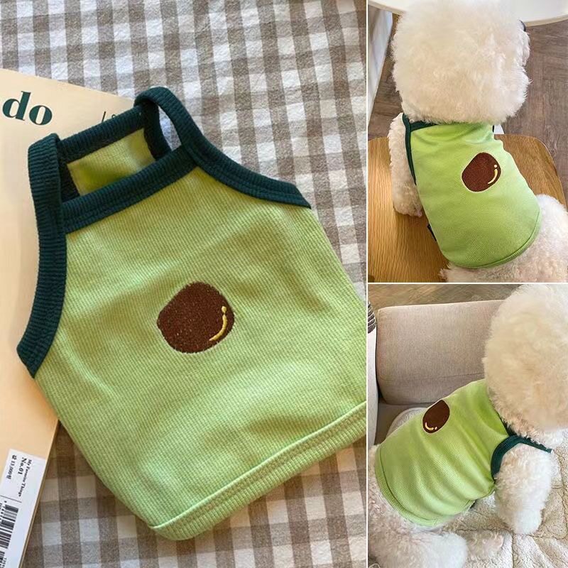 宠物衣服春秋薄款泰迪比熊博美猫咪雪纳瑞狗狗衣服夏季小型犬背心