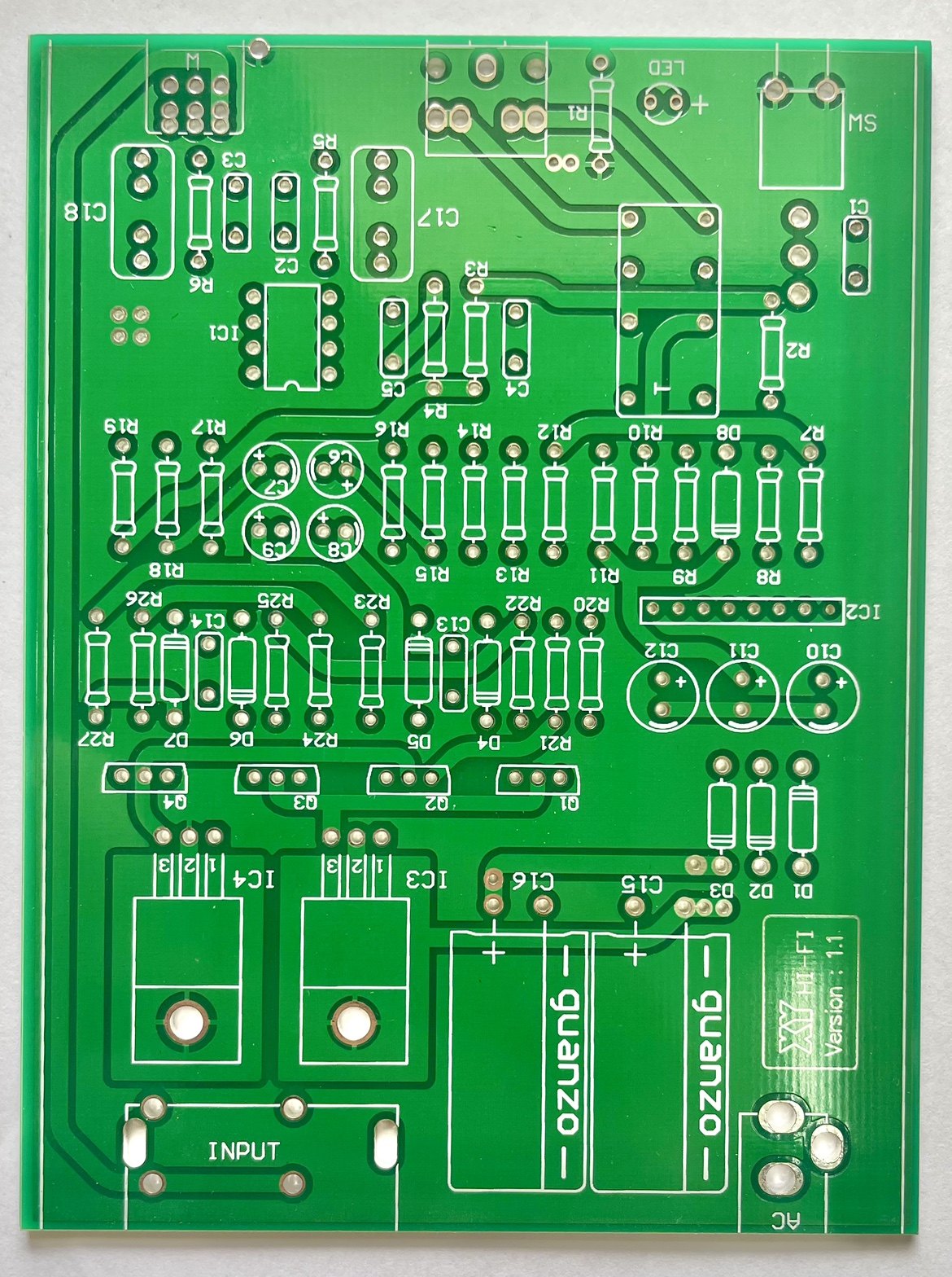 耳放hifi空板精典发烧耳机放大器DIY制作新品原创设计（PCB空板）