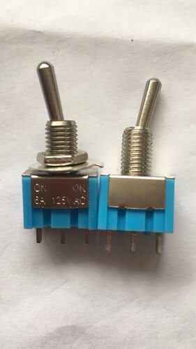 6mm钮子开关1蓝色小型拨动摇臂