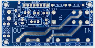 喇叭保护板保护板 日本欧姆龙继电器 扬声器 UPC1237 PCB空板散件