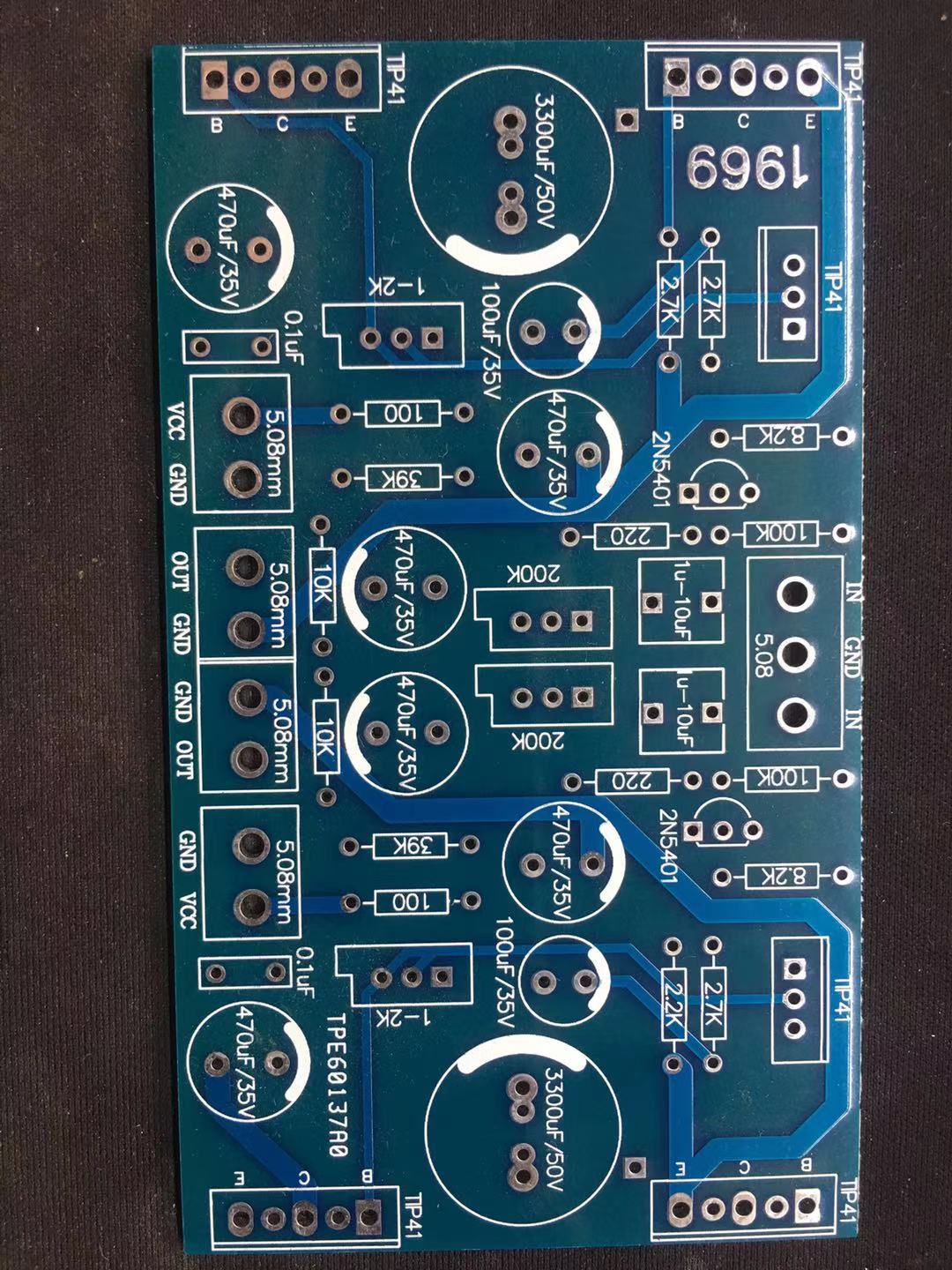 人声1969甲类发烧功放板pcb