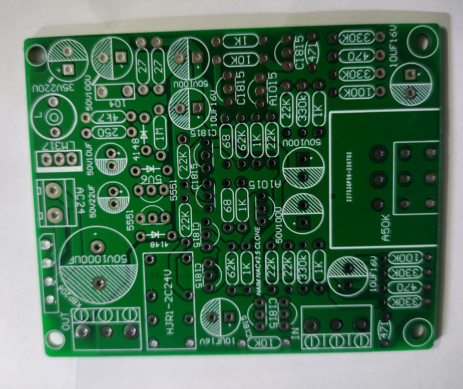英国经典放大器前级板