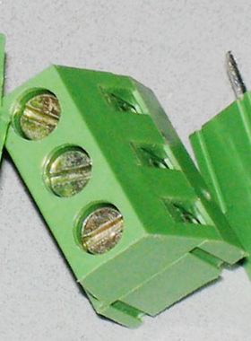 KF128-3P接线端子座 5.08mm(5.0mm) 绿色 可拼接