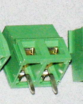 KF128-2P 接线端子座 5.08mm(5.0mm) 绿色 可拼接