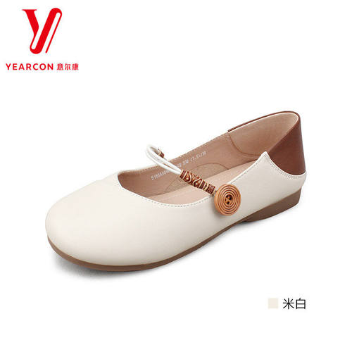 女鞋职业优质2025新款真皮圆头
