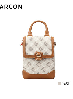 意尔康女包2026春季新款女士包包手机包印花手提包斜挎包61Y28043