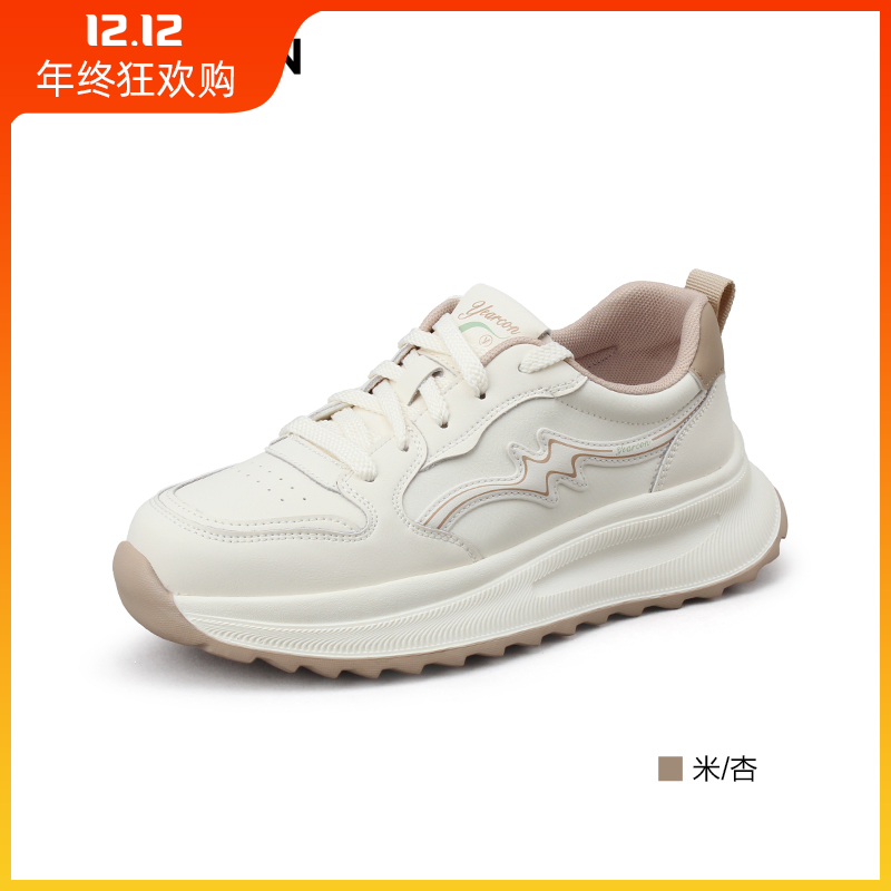 意尔康女鞋2025新款秋季休闲鞋