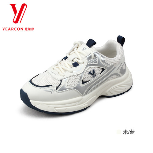 意尔康女鞋2025新款春季老爹鞋