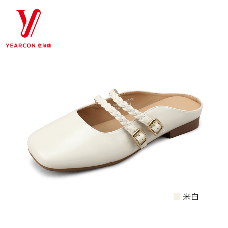 意尔康女鞋2025休闲包头女凉拖