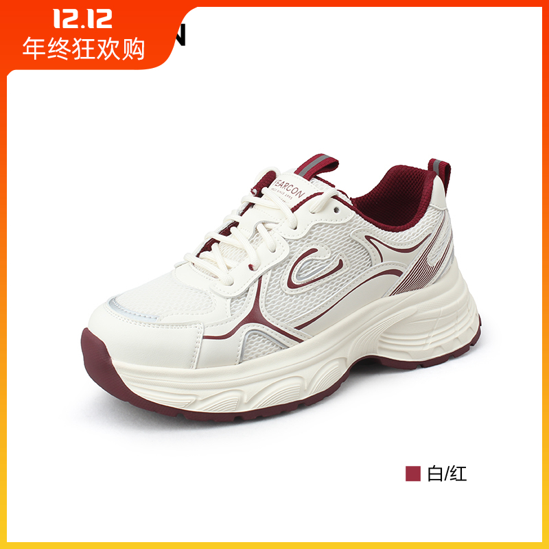 意尔康女鞋2025秋季新款厚底增高