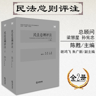中法图正版 民法总则评注 全2册 陈甦 法律出版社 民法理论研究法学学术著作 民法体系 民法实践 民法总则制定民法总则阐释评注