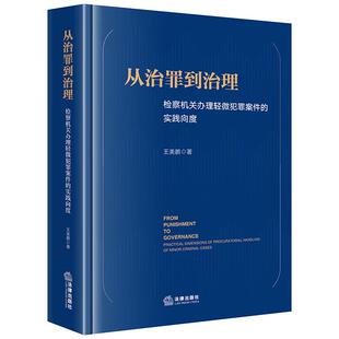 正版 从治罪到治理 检察机关办理轻微犯罪案件的实践向度 王美鹏 轻微犯罪检察办案实证分析实务案例书 犯罪预防治理 法律出版社