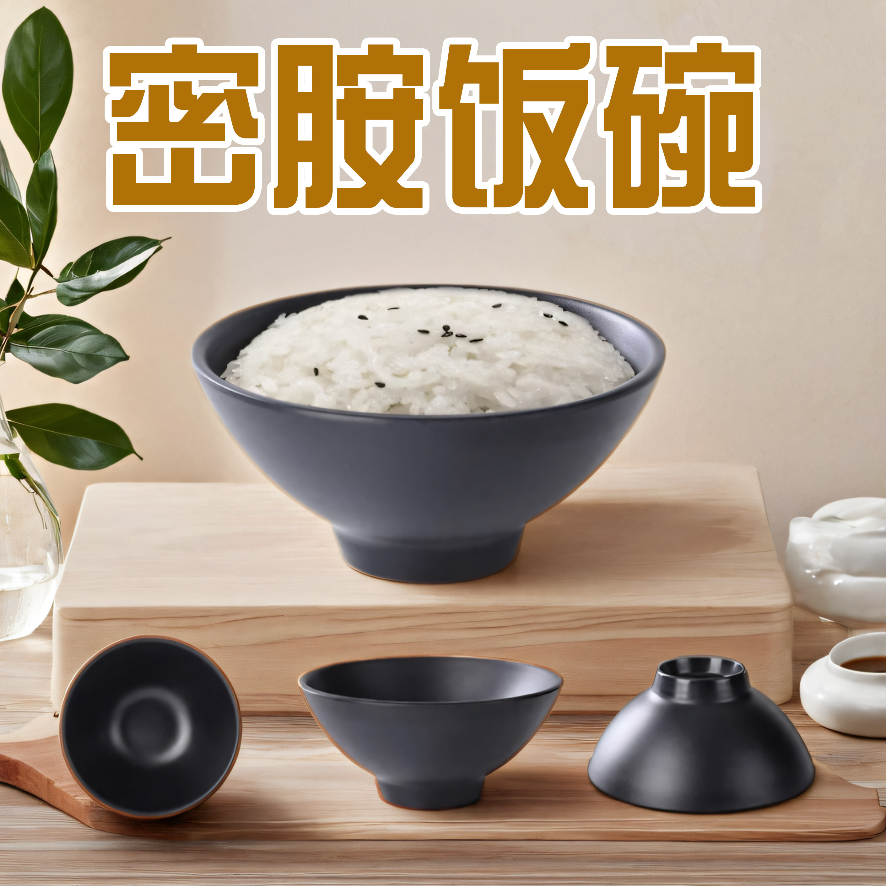 密胺中式大众耐摔密胺餐具米饭碗