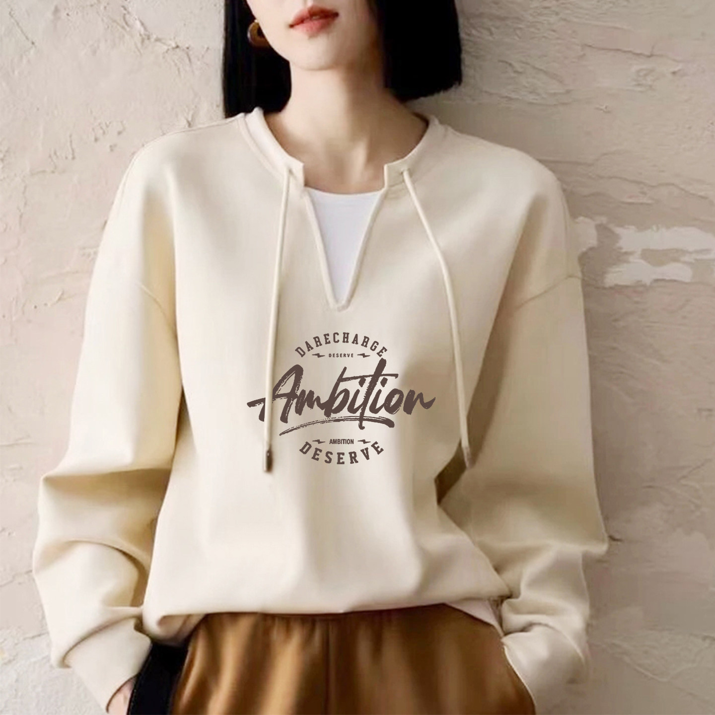 外贸出口正品纯棉时尚印花长袖卫衣女春秋款百搭显瘦休闲拼色上衣,女装/女士精品,大码内搭,淘宝优惠券,粉丝福利购,淘宝优惠卷