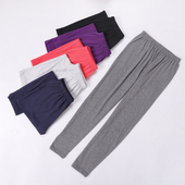 女士睡裤 秋冬 高腰舒适小束脚休闲居家长裤 家居裤 春夏纯棉宽松大码