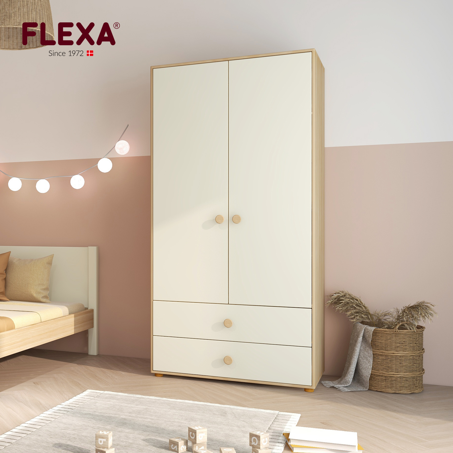 FLEXA/芙莱莎儿童实木衣柜