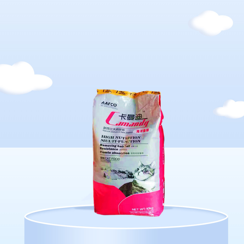 卡曼迪猫粮20斤海洋鱼牛肉味干粮通用型经济蓝猫英短家猫流浪猫