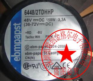 159W 3.3A 德国进口 2TDHHP 设备风扇 正品 48V 原装 6448 4线