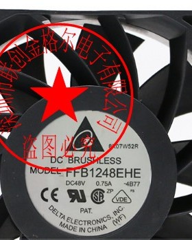 FFB1248EHE-4B77 DC48V0.75A 2线3线4线原装正 进口风扇