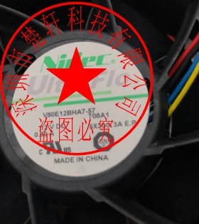 V80E12BHA7-58 V80E12BHA7-57 原装NIDEC12V 0.80A4线PWM散热风扇