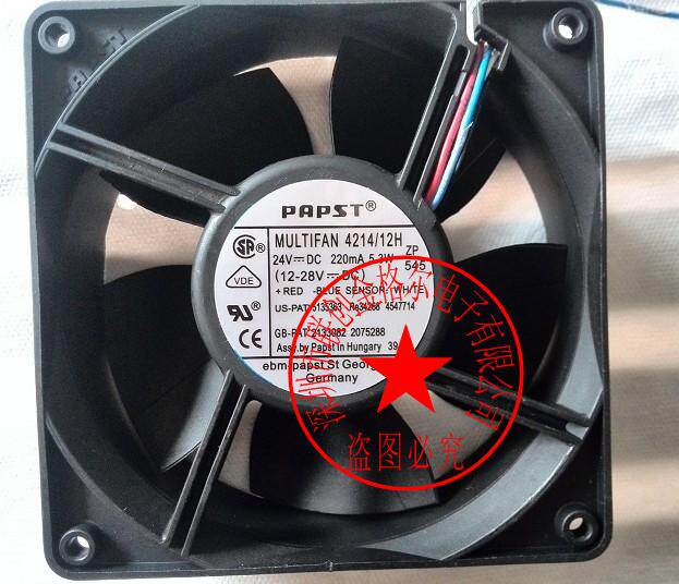 MULTIFAN 4214/12H 原装德国 24V 5.3W 12CM三线轴流风扇