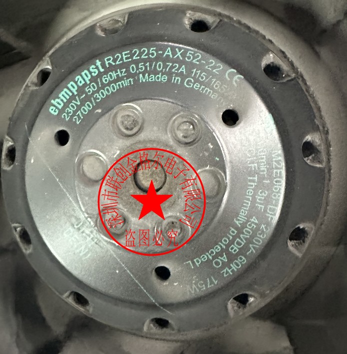 R2E225-AX52-22 M2E068-DF 230V175W 原装德国ebmpapst进口离心风
