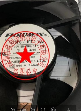 4715PS-10T-B30-B00 AC100V 14/13W 原装日本泰国FLOWMAX进口风扇