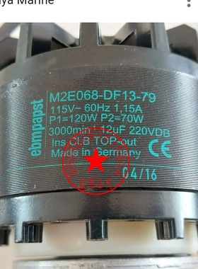 M2E068-BF07 M2E068-DF13-79 115V 原装德国德国进口风扇